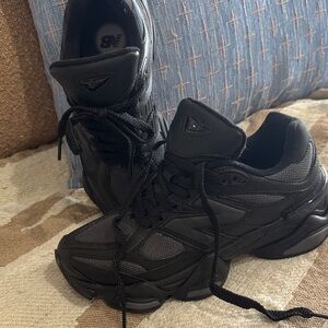 Thrifted 9060 New Balance ALL Black Athletic Sneakers